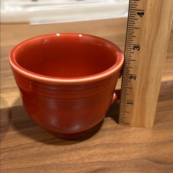 Fiesta Tea Cup and Saucer Set - Burnt Orange - Picture 6 of 8